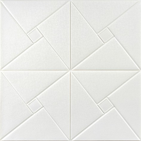 Самоклеюча декоративна 3D панель Sticker Wall "Орігамі" 680х670х5.5мм (SW-00000182)