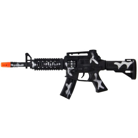 Автомат-трещотка пластиковый, черный