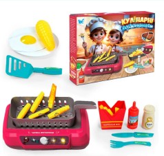 Кулинарные эксперименты WToys, подсветка, звуковые эффекты, 13 аксессуаров, продукты меняют цвет, кухонная утварь, в кор. 