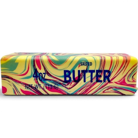 Сквиш-антистресс Масло (butter squishy) мрамор 14 см ВЕСЕЛКА МИКС