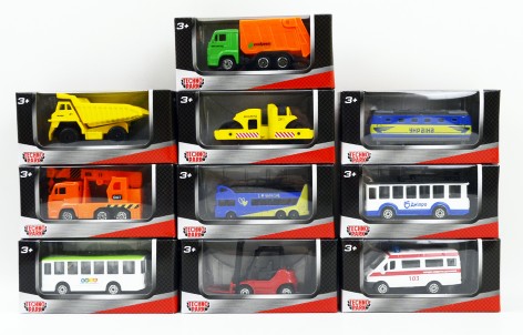 Мінімоделі машинок транспорт та спец. машини - 