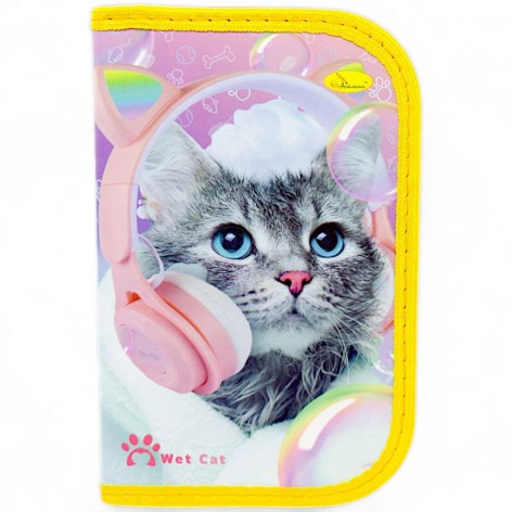 Пенал універсальний, на блискавці "Cat"