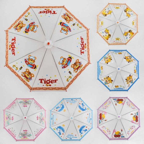 Парасолька 6 кольорів, d=95см 