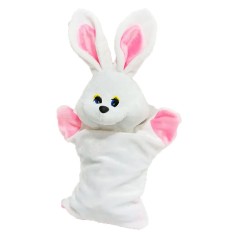 Мягкая игрушка Перчатка для конфет Заяц Снежок белый арт.ZL4471 Золушка