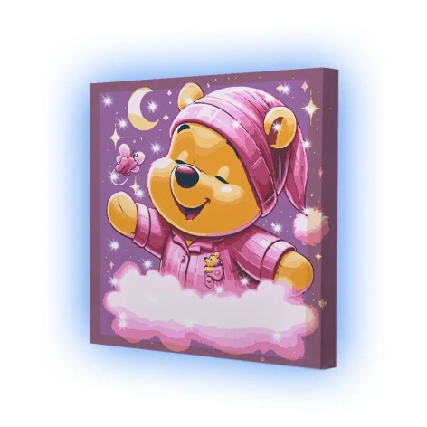 Набор для росписи 25*25 с подсветкой "Пуховые тучки"