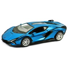 Машинка металева LAMBORGHINI SIAN FKP 37 бірюзова