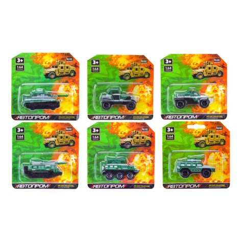 Машина АВТОПРОМ арт. AP74104 метал, планшет 15,5*11,5*4см