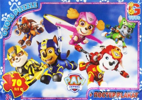 Пазли із серії "Щенячий патруль", 35 ел