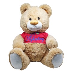 Мягкая игрушка Медведь Буркотун высота 80 см (по стандарту 110 см) латте