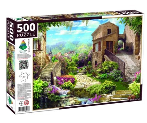 Пазлы 500 Коллаж с выходом в сад ТМ Энергия+