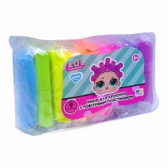 Набор для лепки с воздушным пластилином Lovin L.O.L. Surprise! 9 цветов, неон