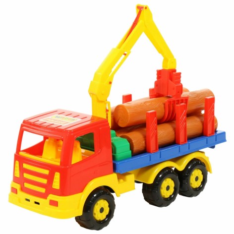 Іграшковий автомобіль-лісовоз 