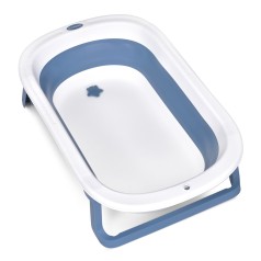 Ванночка детская, силикон, складная, 78*49*20, синий /1/