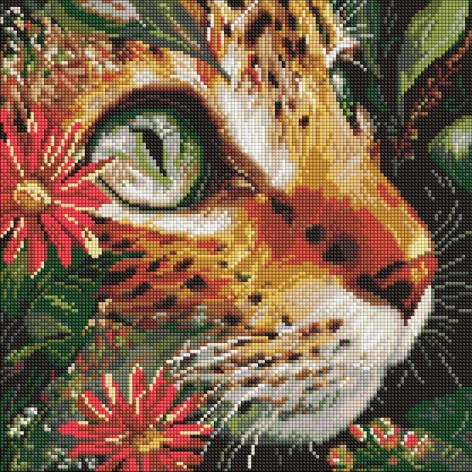 Алмазная мозаика "Бездонные глаза" 40х40 см