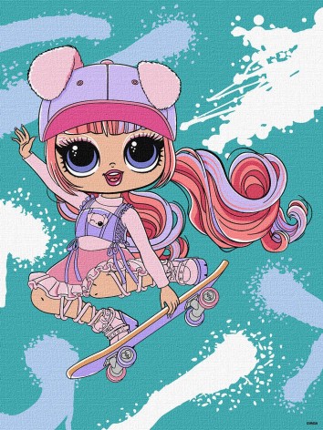 Картина по номерам для детей 