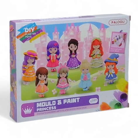 Набір для творчості S 138-15 8 гіпсових фігурок, фарби, кисточки, в коробці