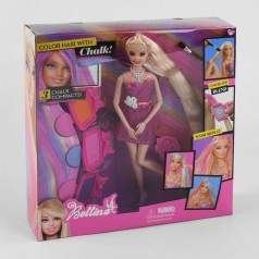 Кукла с аксессуарами для окрашивания волос, в коробке