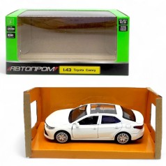 Машинка металлическая "Автопром: Toyota CAMRY", белая