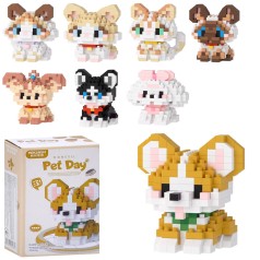 Конструктор тварина, 8 видів, в кор-ці, 8-11,5-4,5см 