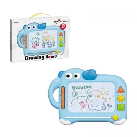 Доска для рисования слоненок цветная с печатками. кор.35*4,1*25 см.