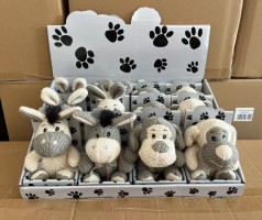 М'яка іграшка 13см 4 види /12/144/12шт в кор.