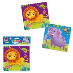 Мягкие пазлы 2в1 