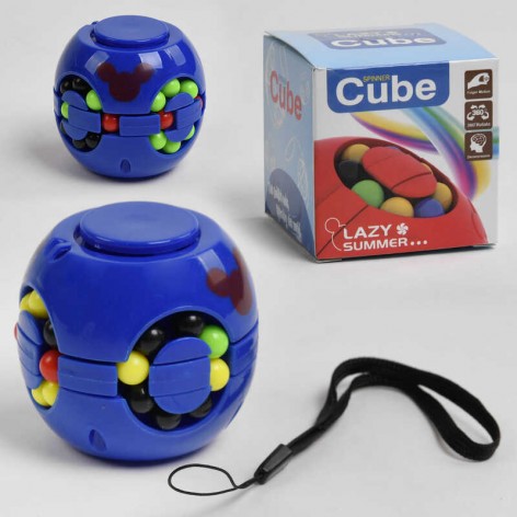 Головоломка спіннер антистрес Magic Bean Spinner Cube, зі шнурком, у коробці