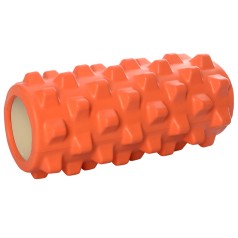 Массажер рулон для йоги, EVA, размер 32,5-13,5см, оранжевый, в п/э