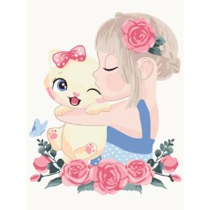Картина за номерами: Кошкине кохання