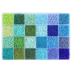 Набір бісеру у пластиковому боксі-органайзері 1199-325