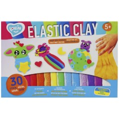 Elastic Clay 30 sticks TM Lovin Набор для лепки с воздушным пластилином