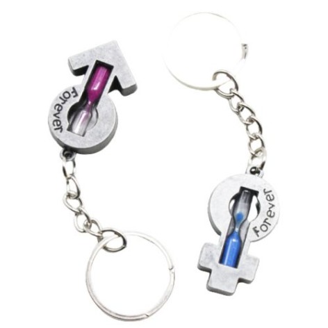 Парные брелоки "Он и она"