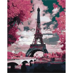 Картина по номерам: Магнолии в Париже