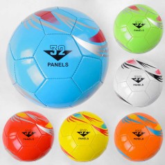 Футбольный мяч 6 видов, 280-300 грамм, материал PVC, размер №5