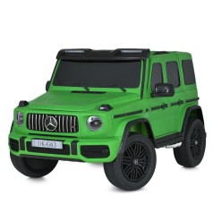 Джип M 5880EBLRS-5(24V) (1шт) 2,4G(р/к), 4мотори200W, 1акум24V7AH, BLUETOOTH,USB,MP3,LED, EVA, фарб.зелений