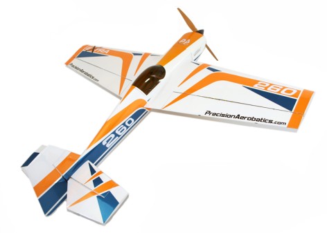 Літак на радіокеруванні Precision Aerobatics Extra 260 1219мм KIT (жовтий)