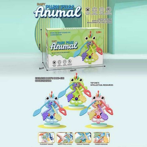 Брязкальце 3 кольори, прорізувач, пальчикові ігри, силіконові шнурочки, мікс видів, в кор. 