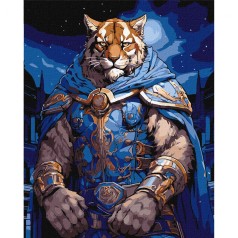 Набір для розпису по номерах. "Сильний звір" 40х50 см