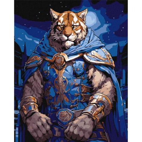 Набір для розпису по номерах. "Сильний звір" 40х50 см