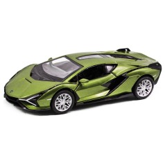 Машинка металева LAMBORGHINI SIAN FKP 37 болотний