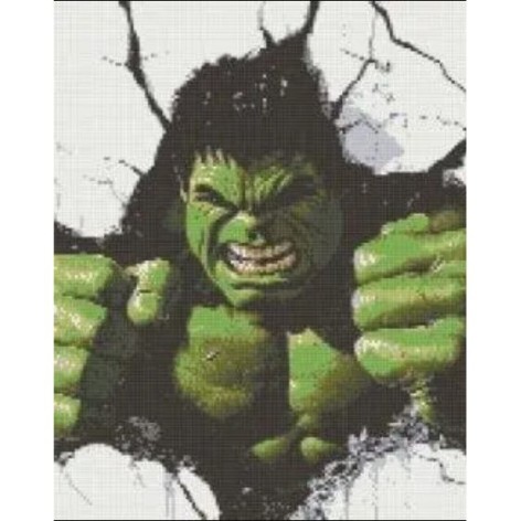 Алмазная мозаика "Халк" 40х50 см