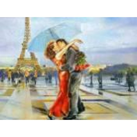 Алмазная мозаика по номерам 30*40 