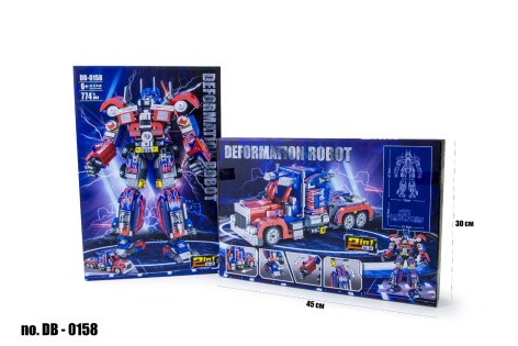 Конструктор TRANSFORMERS DB-0158 (709 дет.) 30*45см 