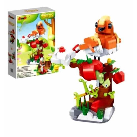 Конструктор "Пташки" (265 ел) 2в1:Барвиста пташка/Лис