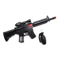 Автомат-трещетка "M16" з гранатою