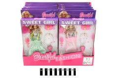 Набор платьев для кукол "Barbie" 12 шт. в коробке 25*15*2 см. /288/