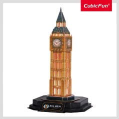 CubicFun Трехмерная головоломка-конструктор с LED подсветкой БИГ БЕН