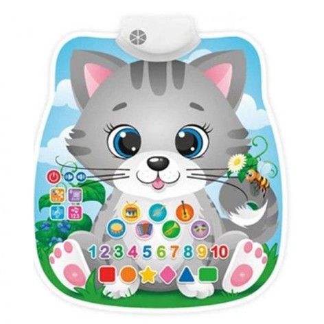 Плакат учебный "Котик Мурчик" (укр)