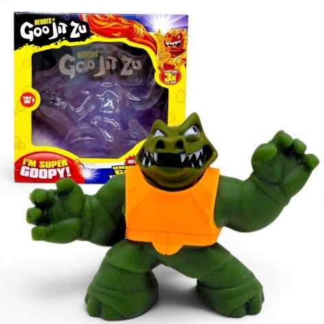 Іграшка-тягучка "Heroes of Goo Jit Zu" КРОКОДИЛ (зелений)