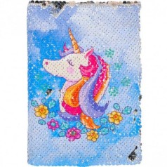 Блокнот с пайетками 